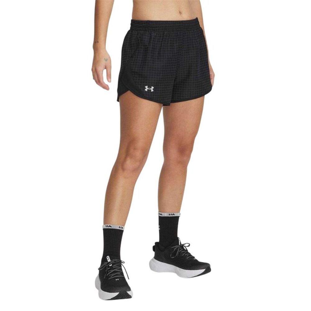 Under Armour Womens/Ladies Fly By Novelty Running Shorts / Black